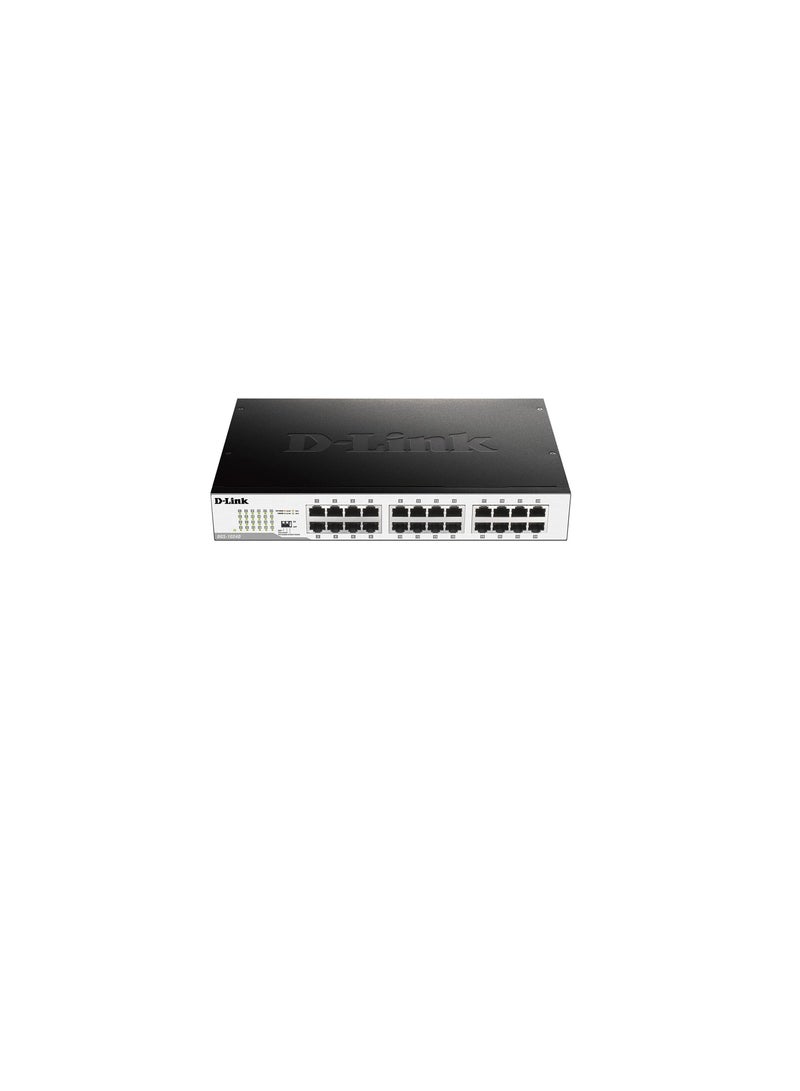 D-Link - DGS-1024D/E - 24-port 10/100/1000Base-T Unmanaged Green Desktop Gigabit Switch - Image 3