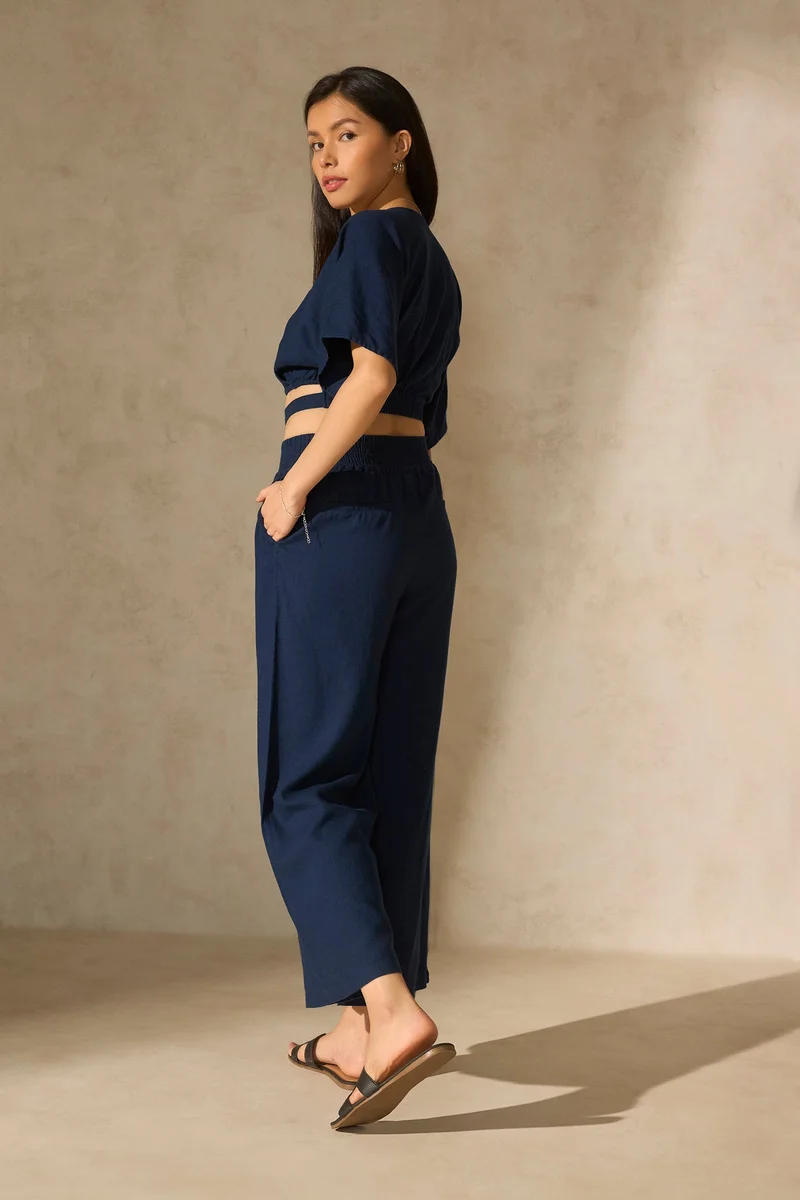 Virgio Virgio Women High-Rise Loose Fit Trousers