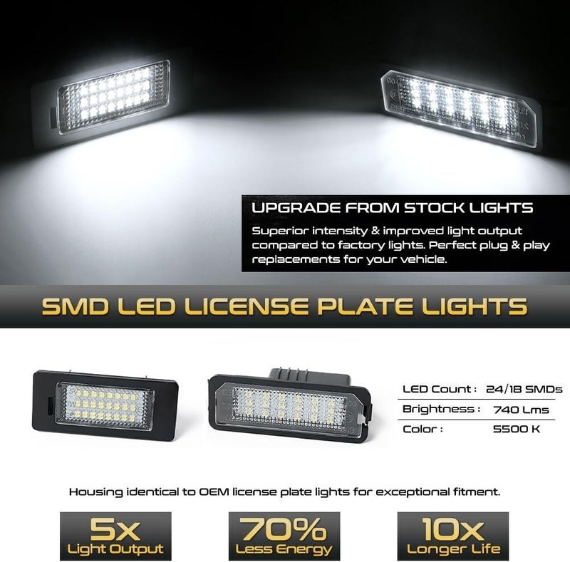 DEMULAX LED License Plate Light Lamps - Image 3