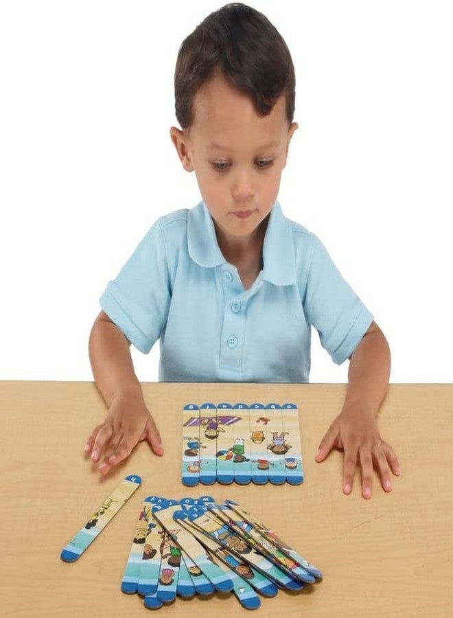 Really Good Stuff Picture Sticks - Alphabet - 2 Puzzles, 1 Bag - Image 5