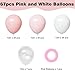 YMSZ Pink and White Balloons Pink Balloons Set 67pcs 12 Inch Light Pink and White Balloon for Wedding Bridal Shower Baby Shower Birthday Valentines Party Decorations - Image 4