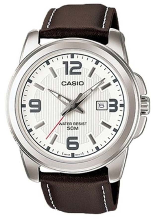 CASIO Unisex Leather Analog Quartz Couple Watch MTP/LTP-1314L-7A - Image 2