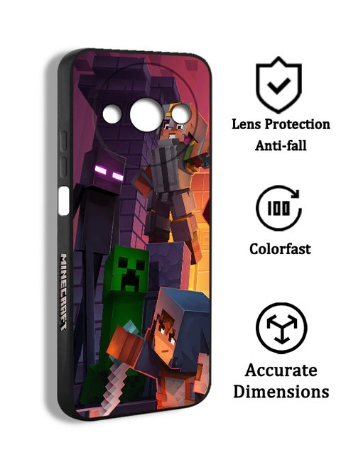 Phone Case Cover For Xiaomi Poco C61 Game Minecraft Pixel Art Characters MMD11