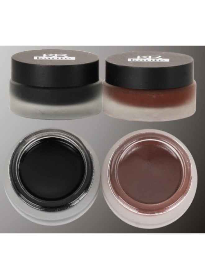 KARITE English: karité Long-Wear Gel Eyeliner Set  (2 Pcs) - Image 2