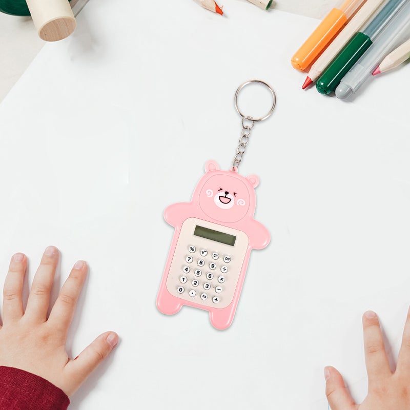 Cartoon Calculator Keychain Calculator Decorative Calculator Pendant Calculator - Image 4