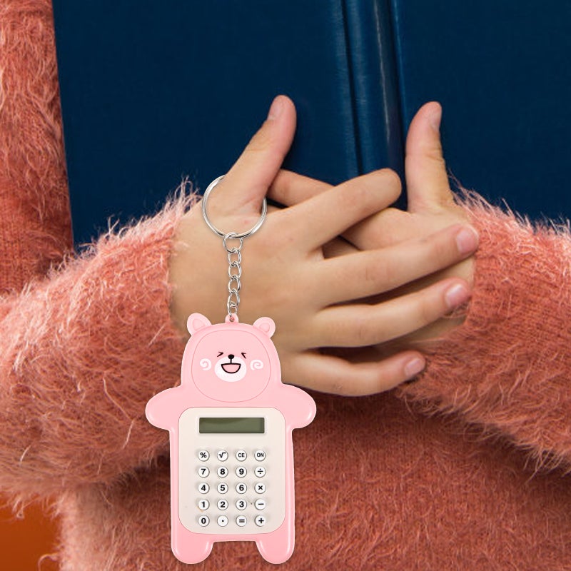 Cartoon Calculator Keychain Calculator Decorative Calculator Pendant Calculator - Image 1