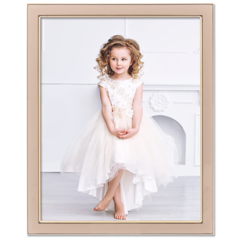 Lawrence Frames Polished Enamel Picture Frame  8x10  Pink - Image 2