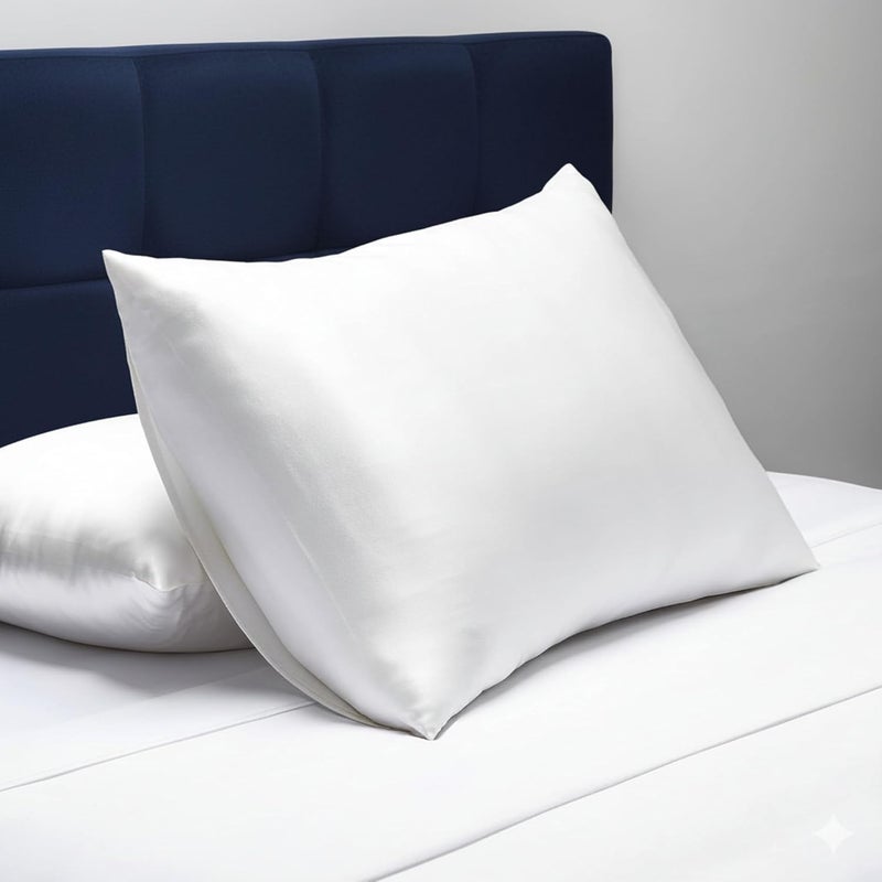 ELAUR Satin Pillowcase for Hair and Skin, Super Soft and Cooling Similar to Silk Pillow Cases 2 Pack with Envelope Closure, Gift for Women Men(20"x26" Standard Size, Green) - Image 4