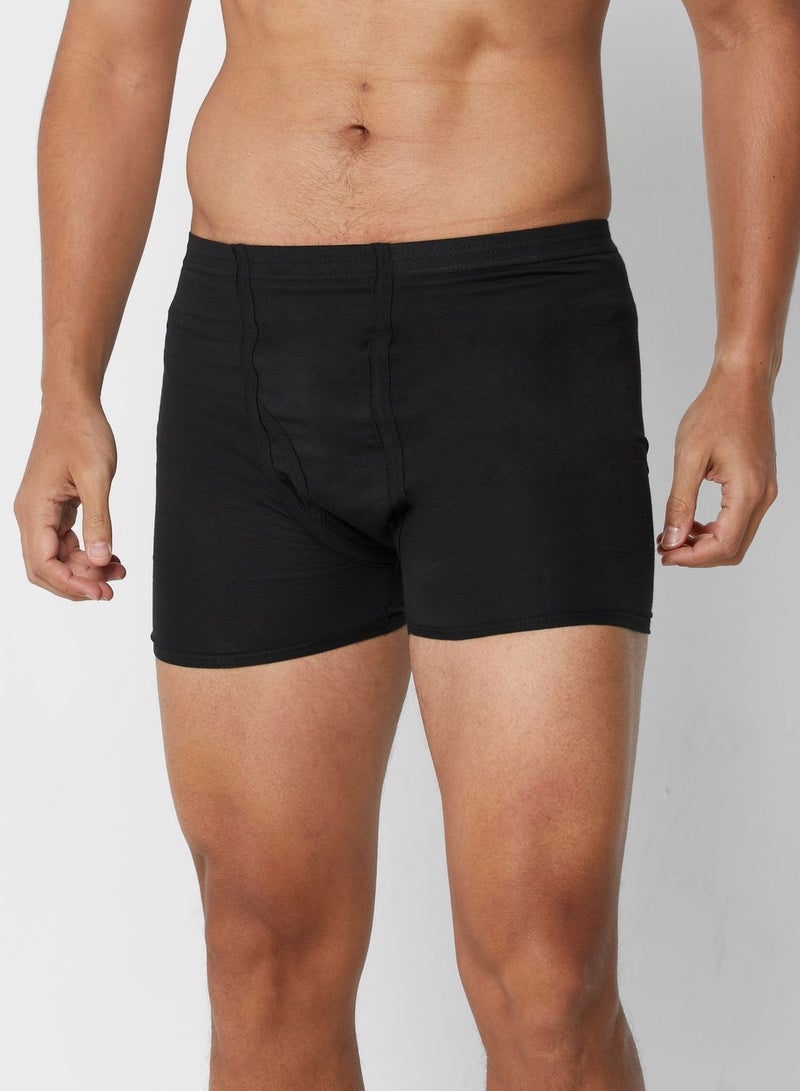 Seventy Five Basics Antibacterial Finish Waistband Boxers 3 Pack Comfortable Breathable Everyday Wear Men Women Underwear - Image 5