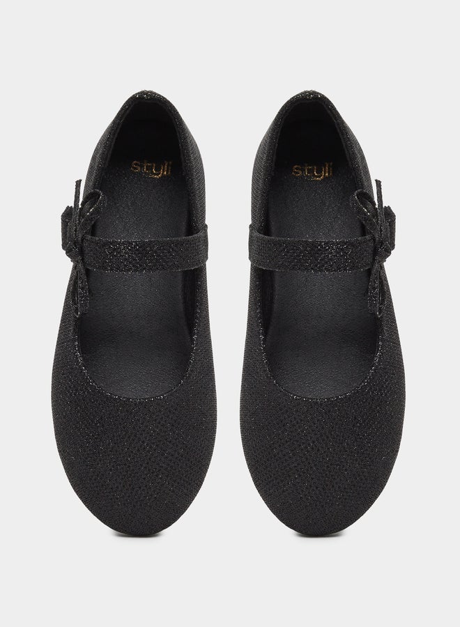Styli Embellished Ballerinas with Bow Detail - Image 5