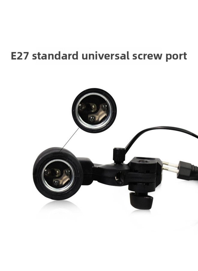 E27 العالمي مصباح واحد رئيس معدات التصوير الفوتوغرافي صورة اكسسوارات التصوير كمية كبيرة العرض التصوير الفوتوغرافي والعتاد مصدر الضوء اللون: E27 حامل مصباح واحد - Image 2