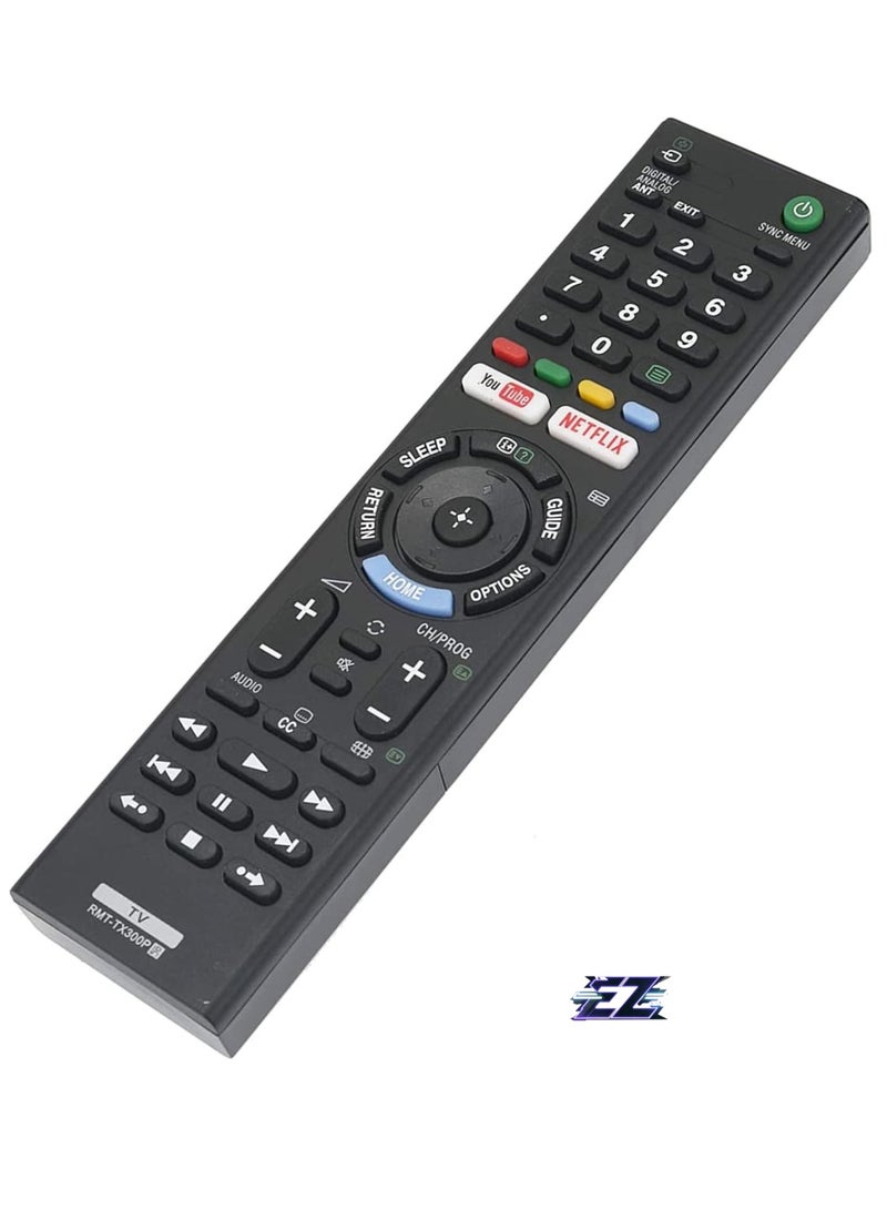 ELTRAZONE New Replacement Remote Control RMT-TX300P Fit for Sony Bravia 4K TV RMT-TX300B RMT-TX300U KD-65X7000E KD-55X7000E KD-49X7000E KD-43X7000E, IR with battery - Image 2