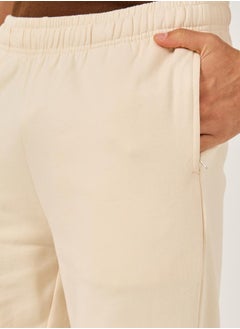 Styli Mid Rise Relaxed Fit Joggers with Badge Detail  - Image 4