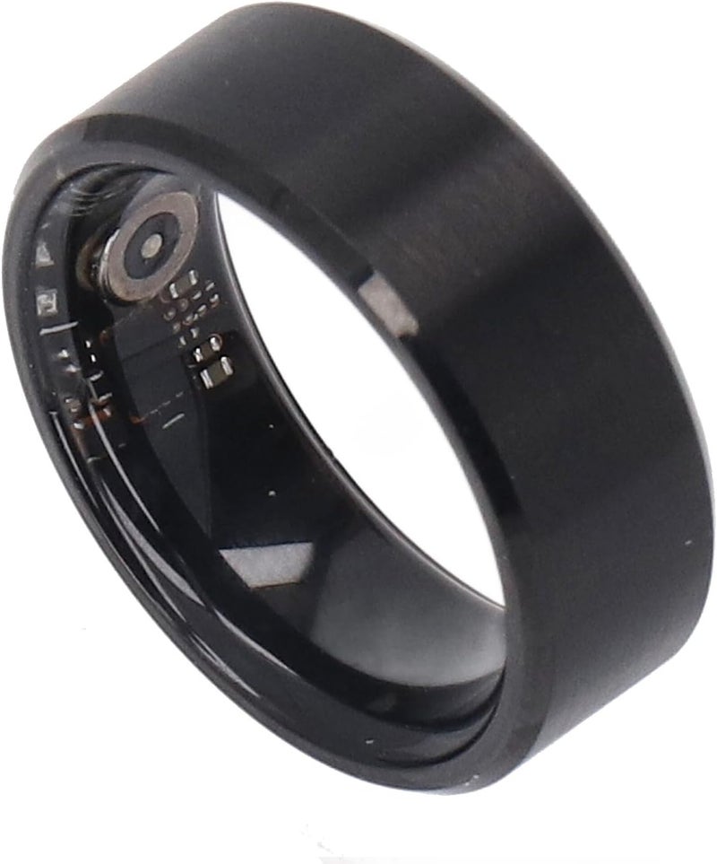 Yunseity Fitness Tracker Ring Smart Health Ring 50M Waterproof Multifunctional APP Control Rechargeable Sports - Image 3