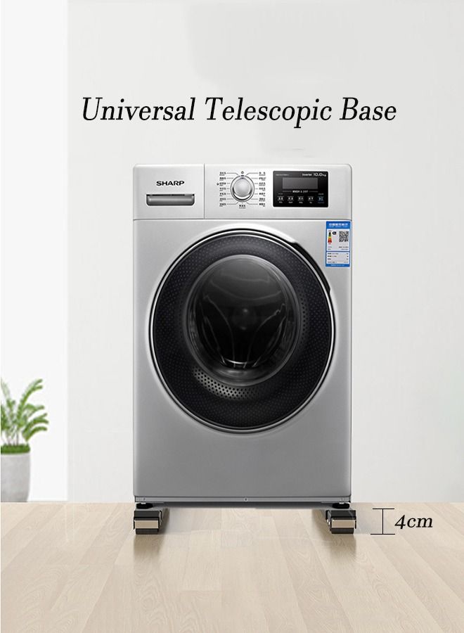 هومستر 2 قطعة حاملات محمولة قابلة للإزالة للغسالات والثلاجات والآلات المنزلية للتمديد - Image 2