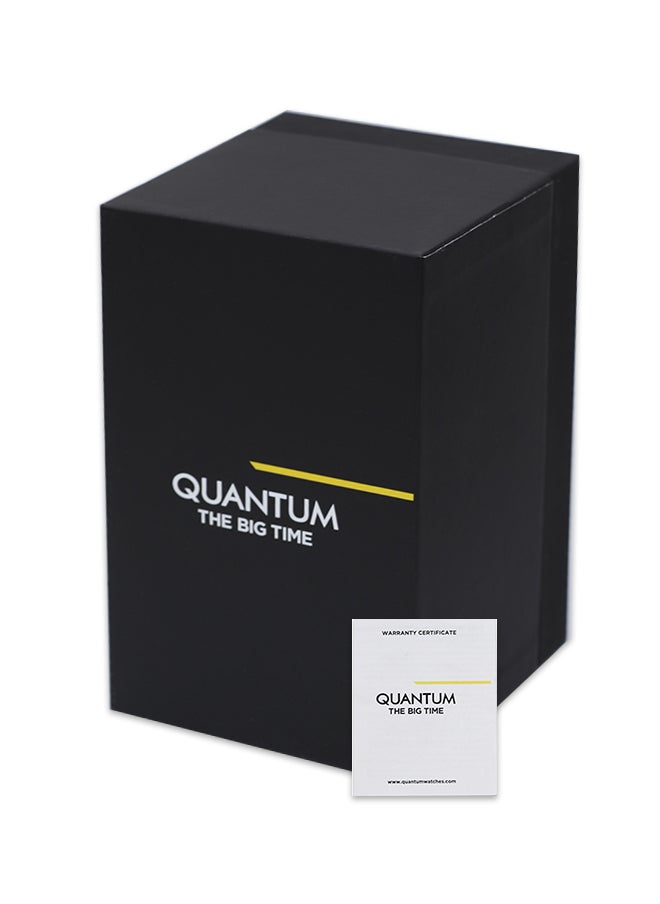 Quantum Men's Chronograph Tonneau Shape Silicone Wrist Watch HNG949.851 - 45 mm  - Image 4