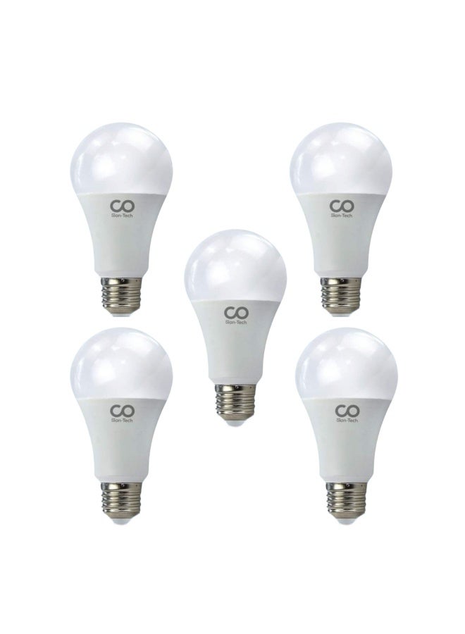 Co Sian LED lamp 16W white 6500K  5pcs- 1600LM - 20000H - 5 years life time - E27 - model Co Sian - Image 1