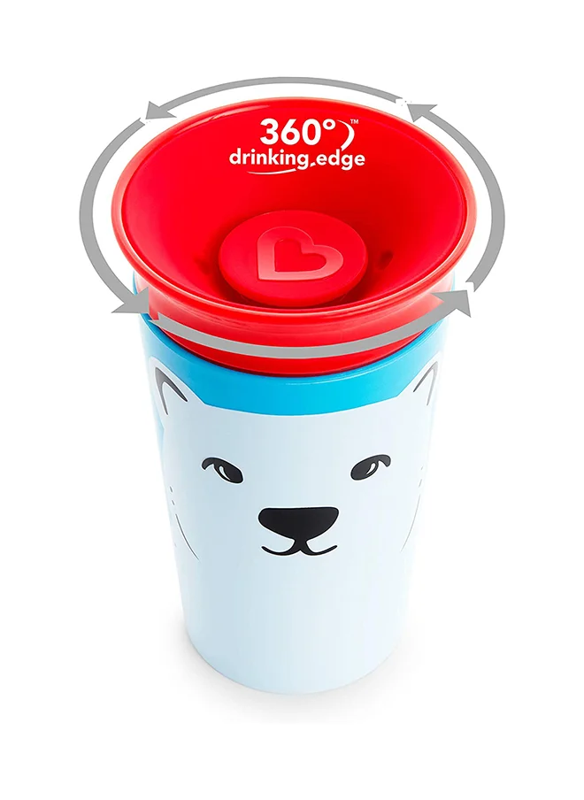 Munchkin Miracle 360 Wildlove Sippy Cup 9 Oz / 266 Ml Polar Bear