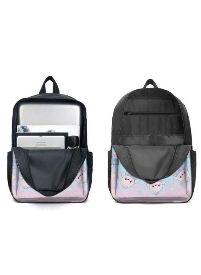 Bright Li Fire Fashion is unlimited! Cartoon bag three-piece set, suitable for a variety of scenes for students and teenagers (available for students, children, friends on outings, mountain climbing, school, etc.) - 22 - Image 4