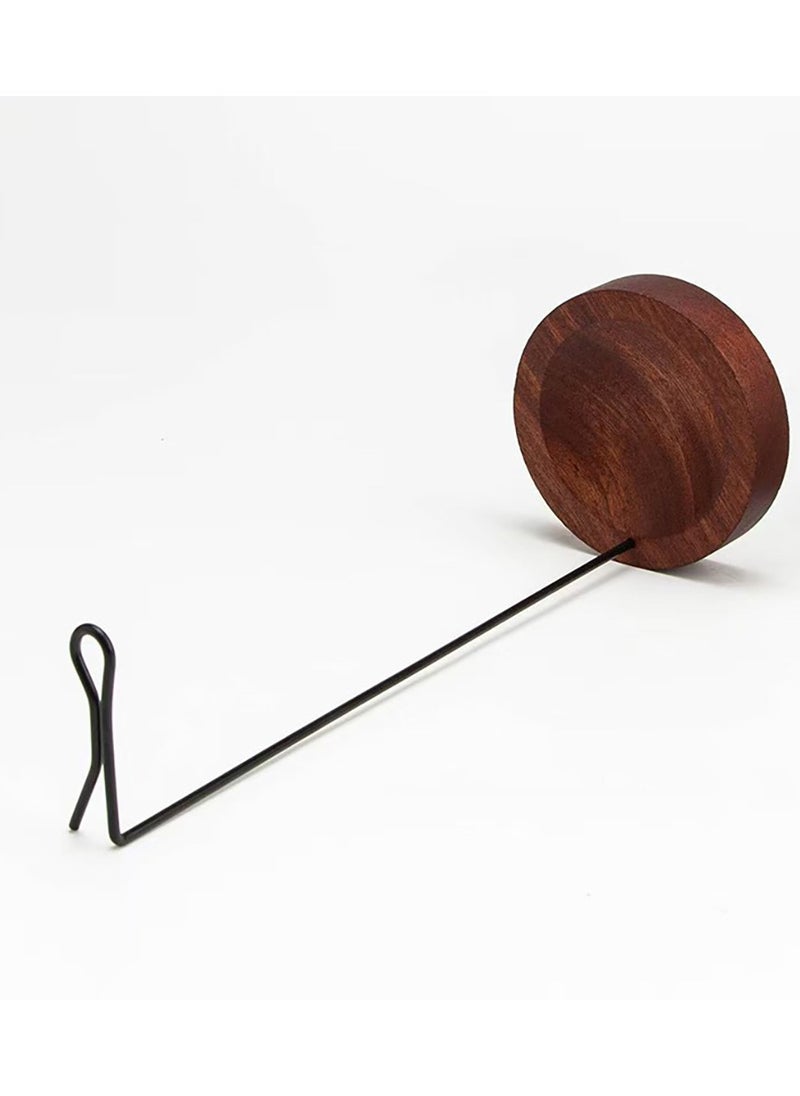 Incense Holder, Multi-Purpose Design Wooden Incense Burner ash Catcher with Brass Incense Stick Holder for Home Decor Yoga Spa Madiation