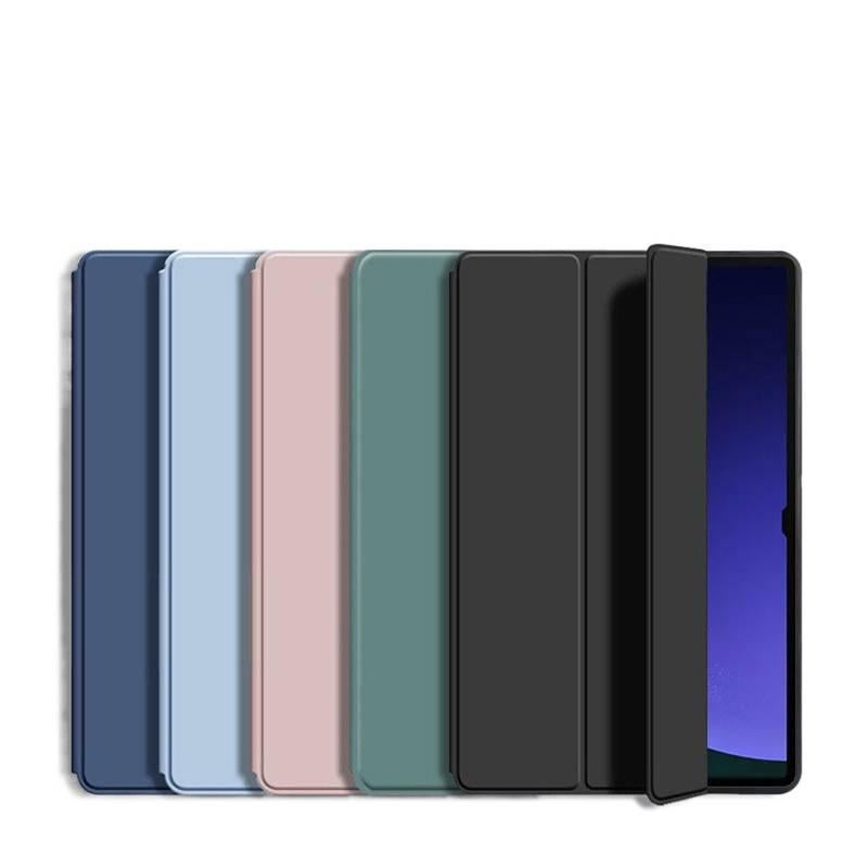 Gray Samsung Tab Folio Case Compatible with Multiple Samsung Tab Models with Protective Cover Stand Function and Daily Tablet Carry - Image 2