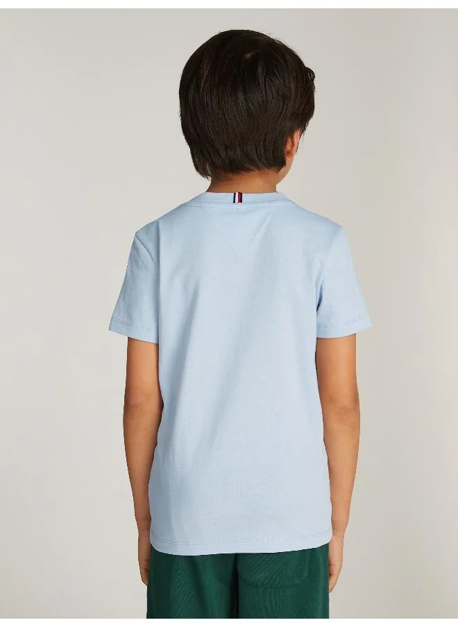 TOMMY HILFIGER Youth Logo Crew Neck T-Shirt