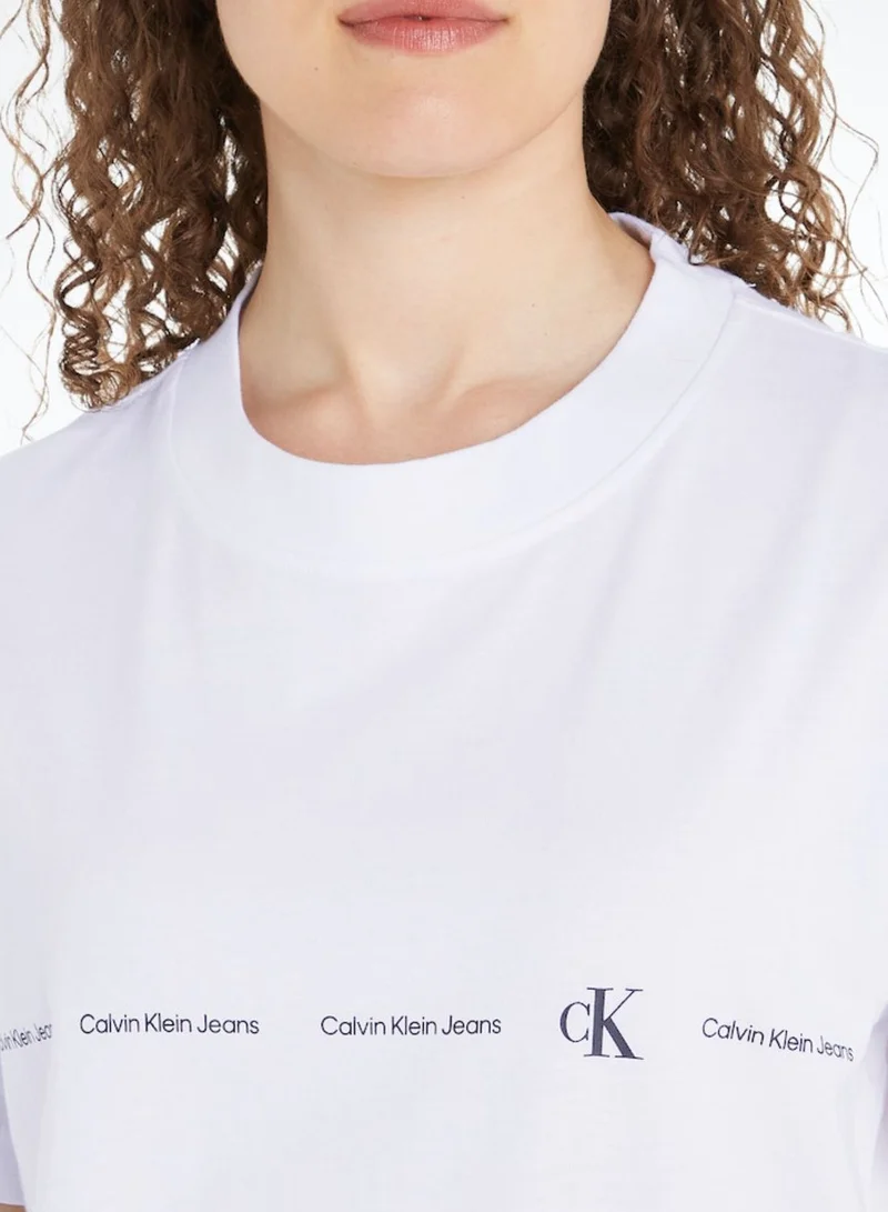 Calvin Klein Jeans Logo Crew Neck T-Shirt