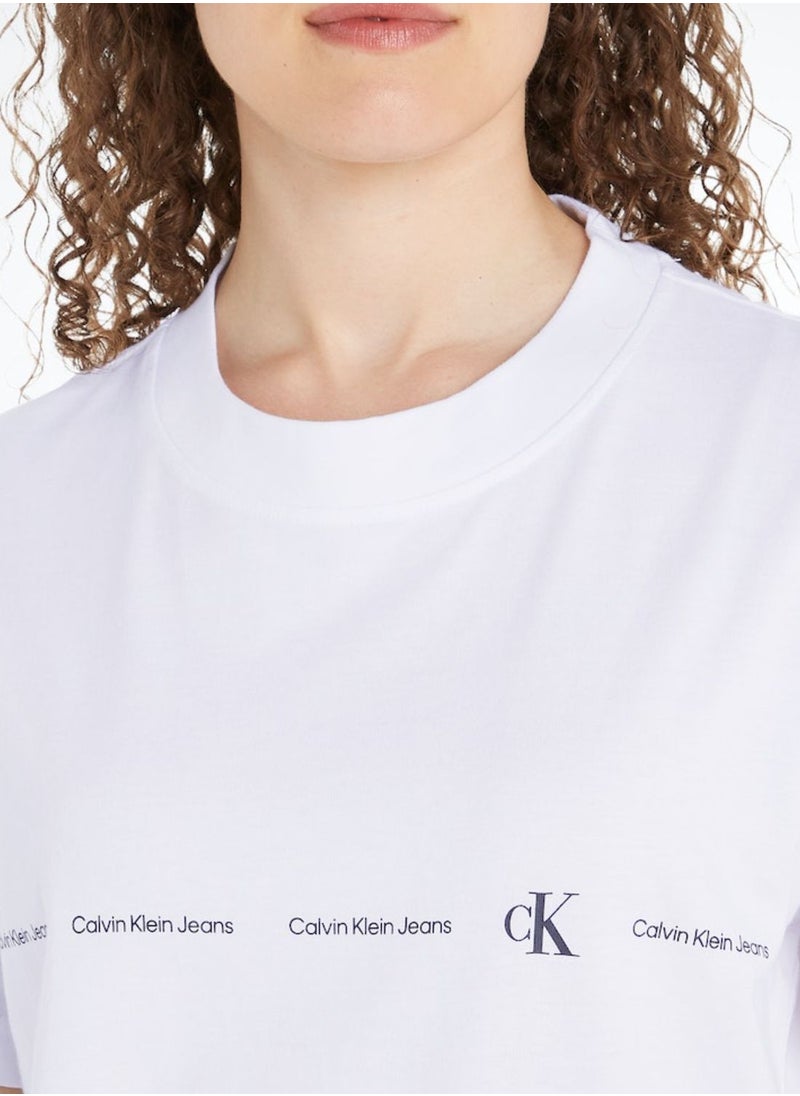 Calvin Klein Jeans - Logo Crew Neck T-Shirt - Image 1