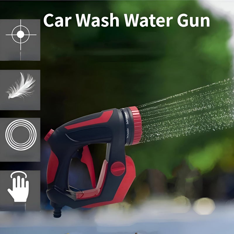Pressure Washer - High-Pressure Car, Home, and Garden Spray with 8 Nozzles, Adjustable Water Pressure, Soap Tank, Aluminum Body, Multiple Modes for Versatile Cleaning Choose a random color - Image 2