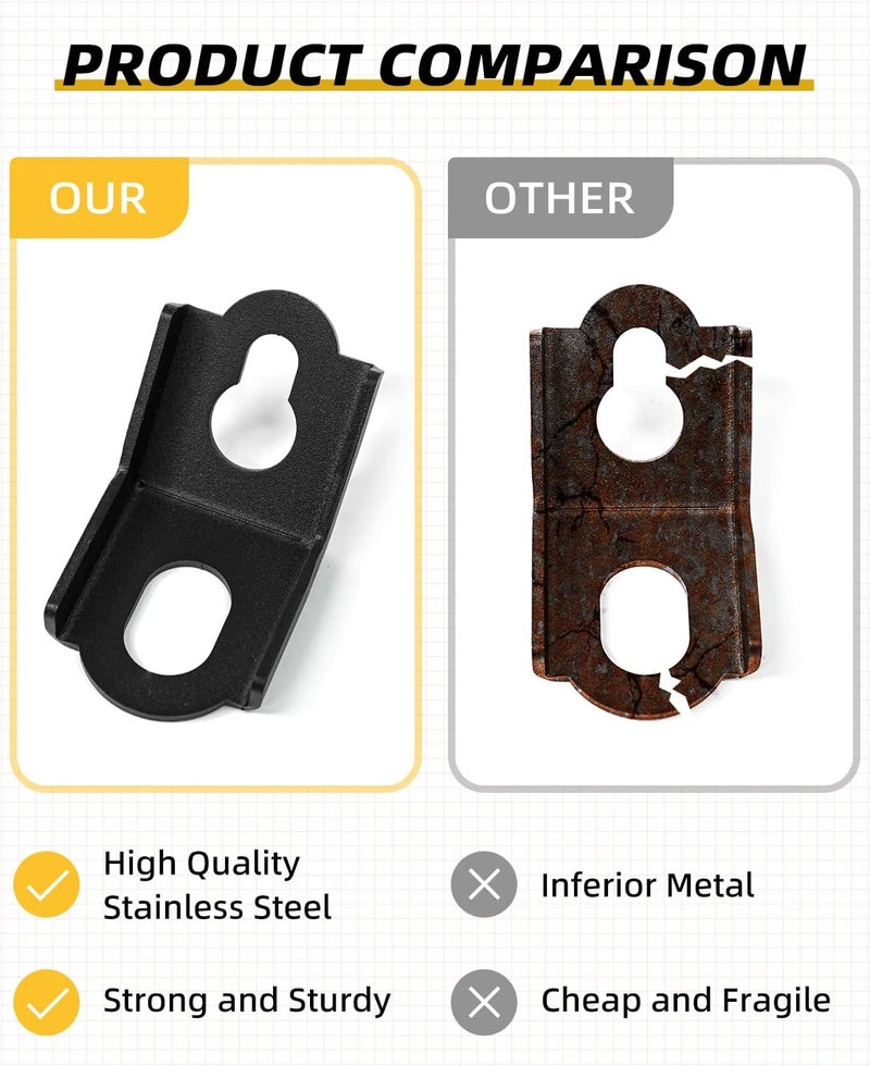 QUICKWOLF Maverick X3 Tie Down Brackets for Can Am Maverick X3 (2017-2024) - 4PCS - Image 4