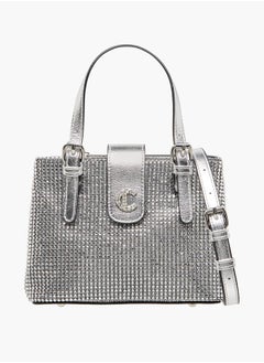 Le Confort Women Embellished Tote Bag with Zip Closure and Detachable Strap  - Image 1