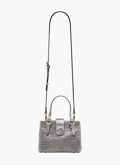 Le Confort Women Embellished Tote Bag with Zip Closure and Detachable Strap  - Image 3