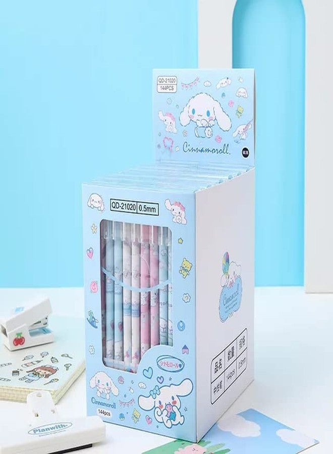 APCATIO Erasable Gel Pens With Attached Magic Wipe Eraser 0.5 Mm Pen Cute Erasable Pens With Eraser Gifts For Students Office Stationery Pack Of 12,Blue - Image 5