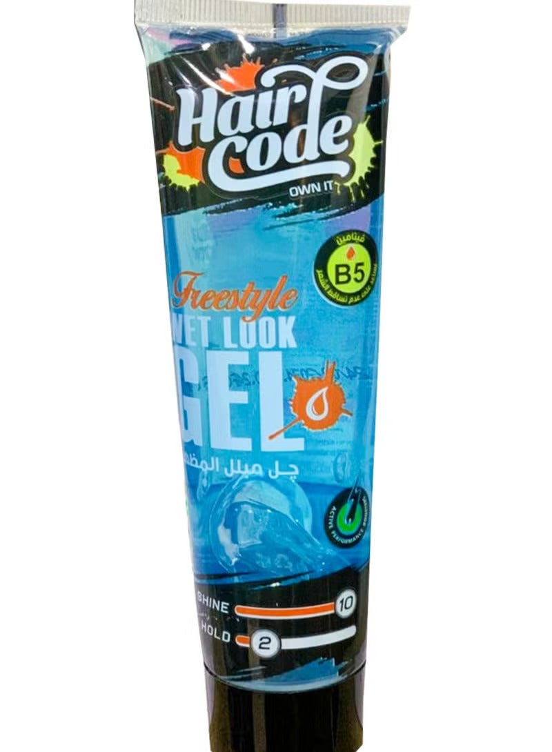 Hair Code Wet Look Gel 100 ml Blue