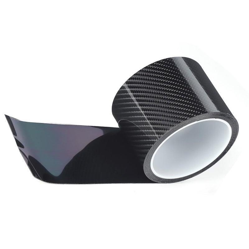 Universal Black Carbon Fiber Car Door Edge Protective Tape Size 4 - Image 4