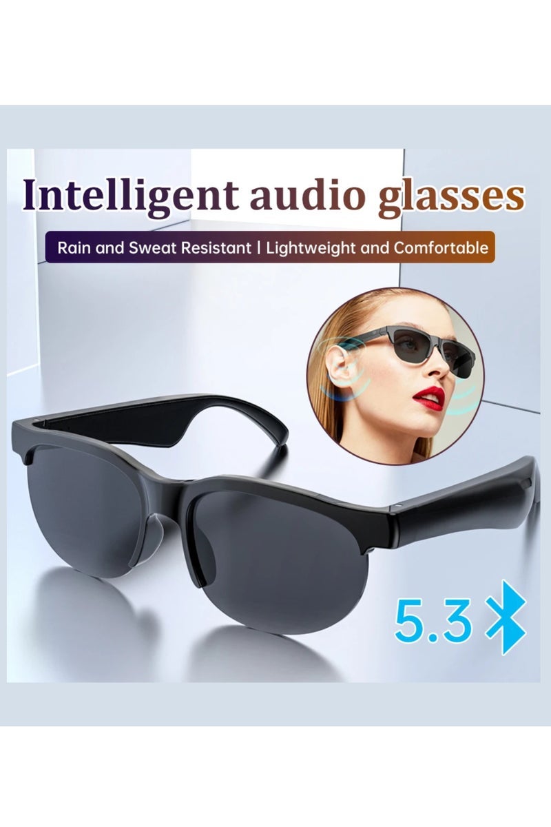 TIGER XG88 Pro Smart Sunglasses Bluetooth Earphones, Open-Ear Sound, Intelligent Call Assistant, Music, Universal Compatibility, , Smart Sunglasses for Men & Woman Smart Glasses Perfect for Outdoor Running & Cycling - Image 5