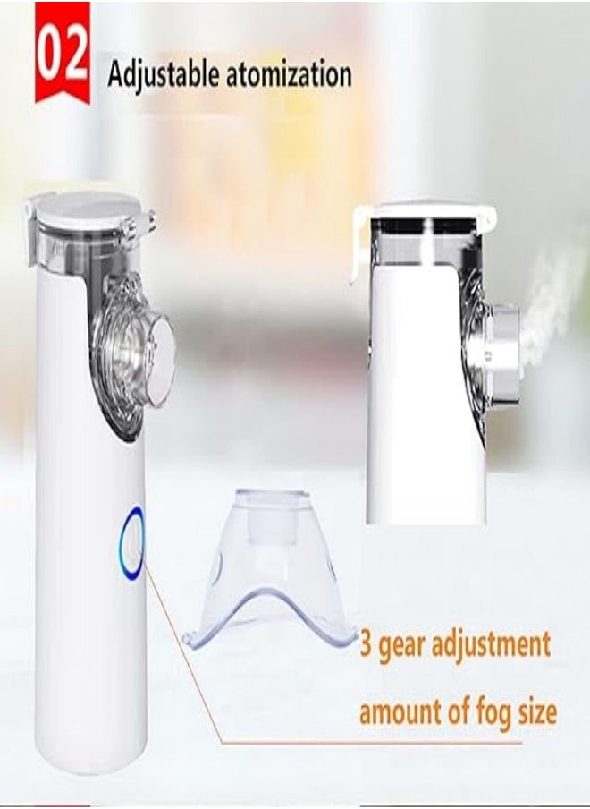 Occuwzz Nebulizer Silent Inhaler Nebulizer Portable Nebulizer Aerosol Silent Nebulizer For Children and Adults for Home and Travel  - Image 2