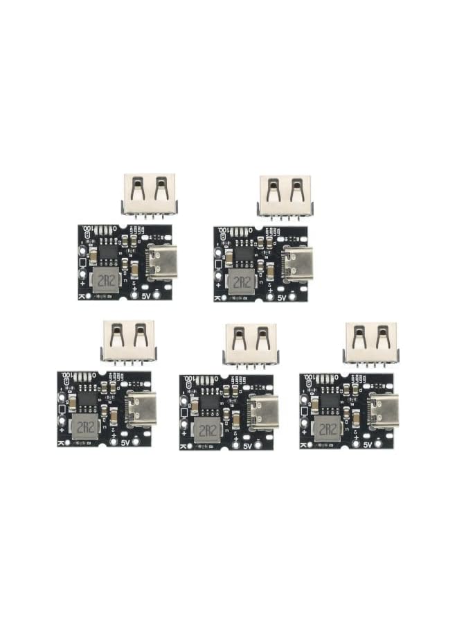 promass 5Pcs Type-C USB 5V 2A Boost Converter Step-Up Power Module Protection Board For DIY - Image 2