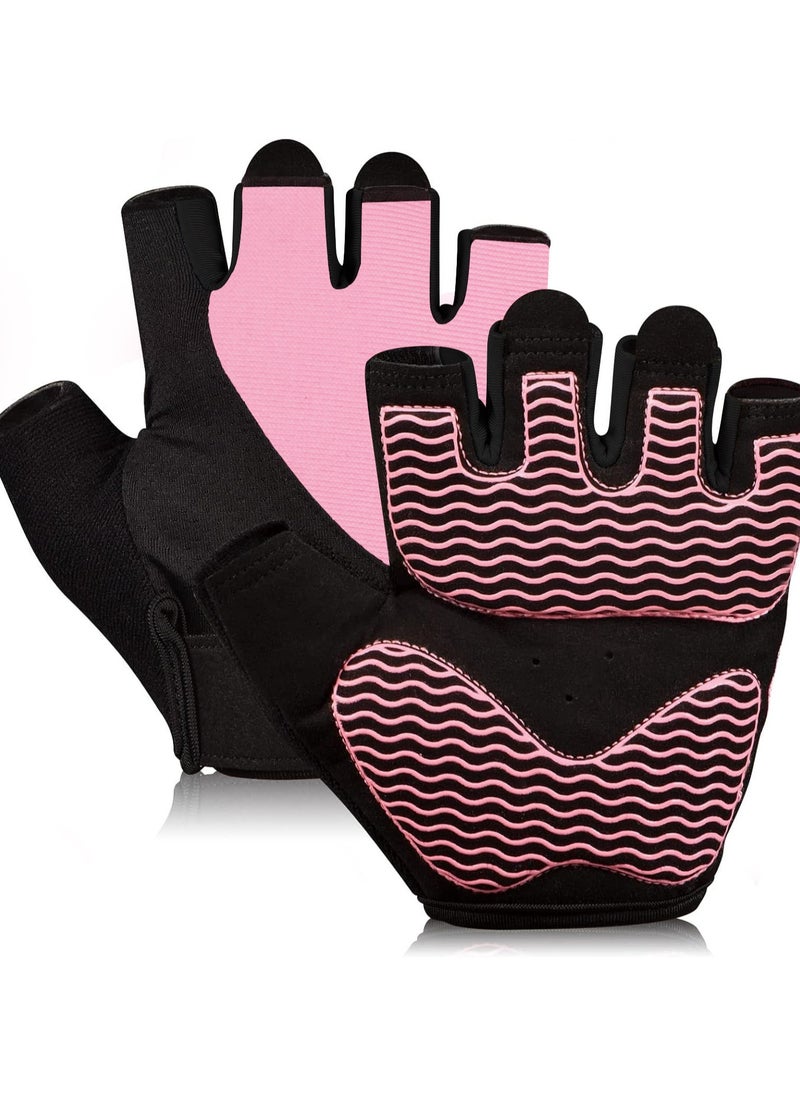 ABJ Premium Gym Gloves for Women - Versatile Fitness Gloves with Silicone Padding, Breathable Design, Air Vents, and Injury Prevention for Weightlifting, Hiking, Cycling, CrossFit.  - Image 1