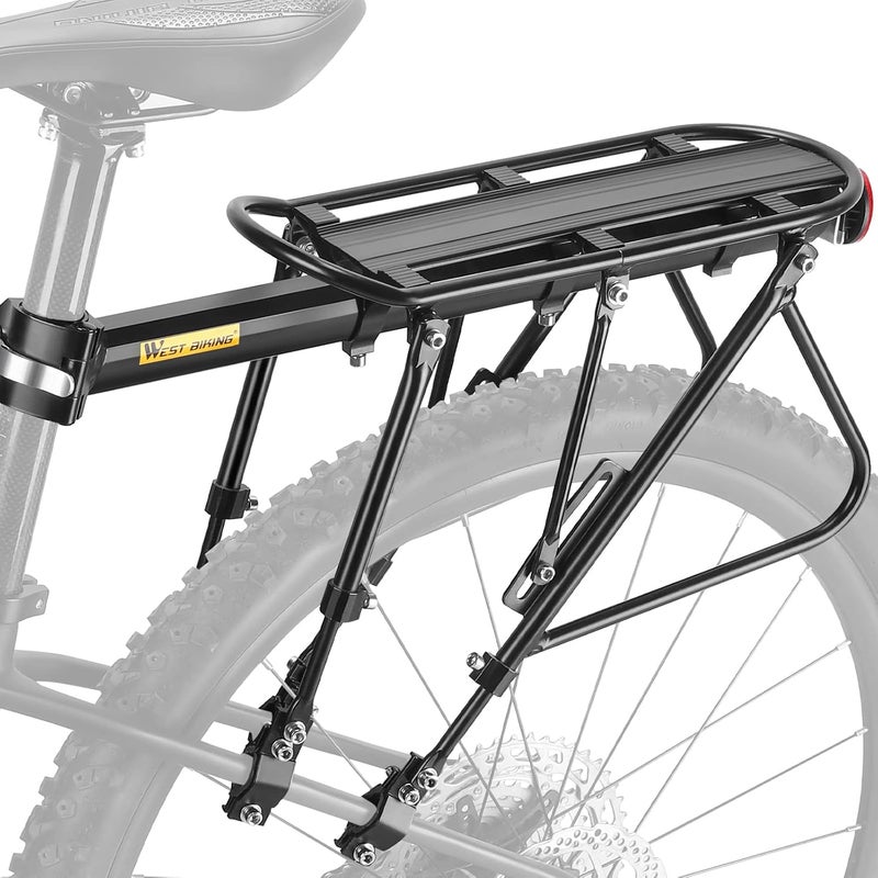 West Biking Adjustable Bike Carrier Rack - 310 LB Capacity Bicycle Luggage Cargo Rack - Image 1