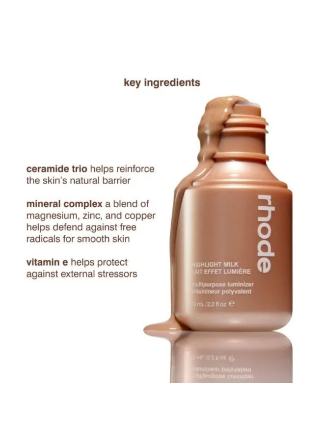 rhode Highlight milk Multipurpose luminizer 03 pearly warm bronze - Image 4