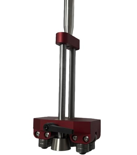 NyVoozy Professional Sheet Metal Roller Bender Tool, Red Aluminum Frame, 0-90 Degree Angle Adjustment, Standing Seam Roofing Edge Bender with 6 Rollers - Image 3