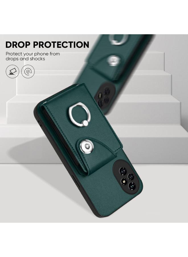S-TOP Case For Honor 200 Pro 5G Organ Card Bag Ring Holder PU Phone Case - Image 5