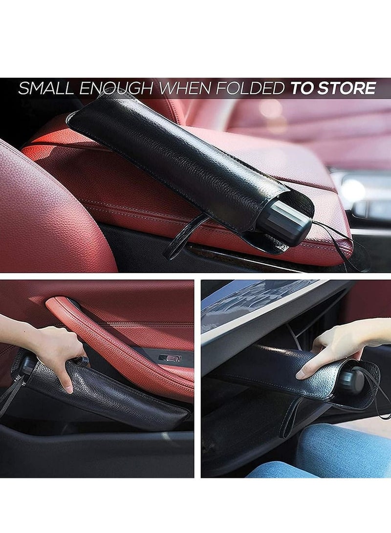 Car Umbrella 140x80CM Sun Shade Cover, Foldable Sun Shades Car Block Heat UV Rays Sun Visor Protector Fit for Most SUV Car Windshield - Image 3