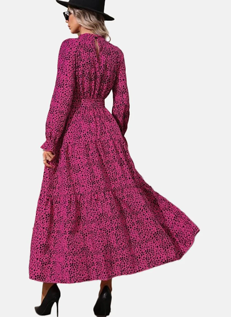 YUNIQEE Leopard Print Dress