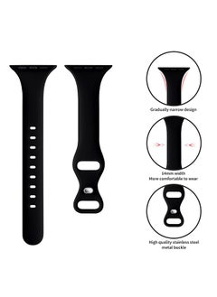 O Ozone Slim Thin Bands For Apple Watch Series 10 | Ultra 2 | 8 Ultra | 9 | 8 | 7 | 6, 49/46/45/44/42mm, Soft Silicone Sport Strap Wristband Smartwatch Strap  - Image 2