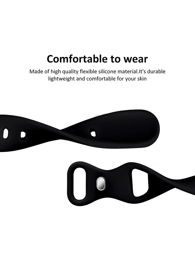 O Ozone Slim Thin Bands For Apple Watch Series 10 | Ultra 2 | 8 Ultra | 9 | 8 | 7 | 6, 49/46/45/44/42mm, Soft Silicone Sport Strap Wristband Smartwatch Strap  - Image 5
