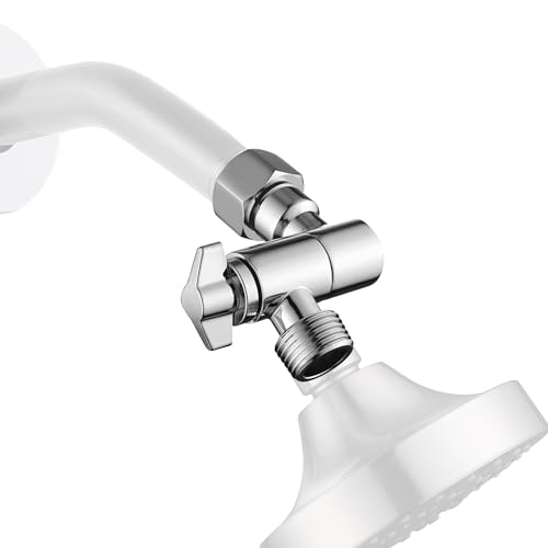 Senhozi Adjustable Shower Head Extension Adapter Chrome,Senhozi Shower Head Elbow Adapter, Shower Arm Extention for Fixed and Rain Shower Head, SE002CP - Image 1