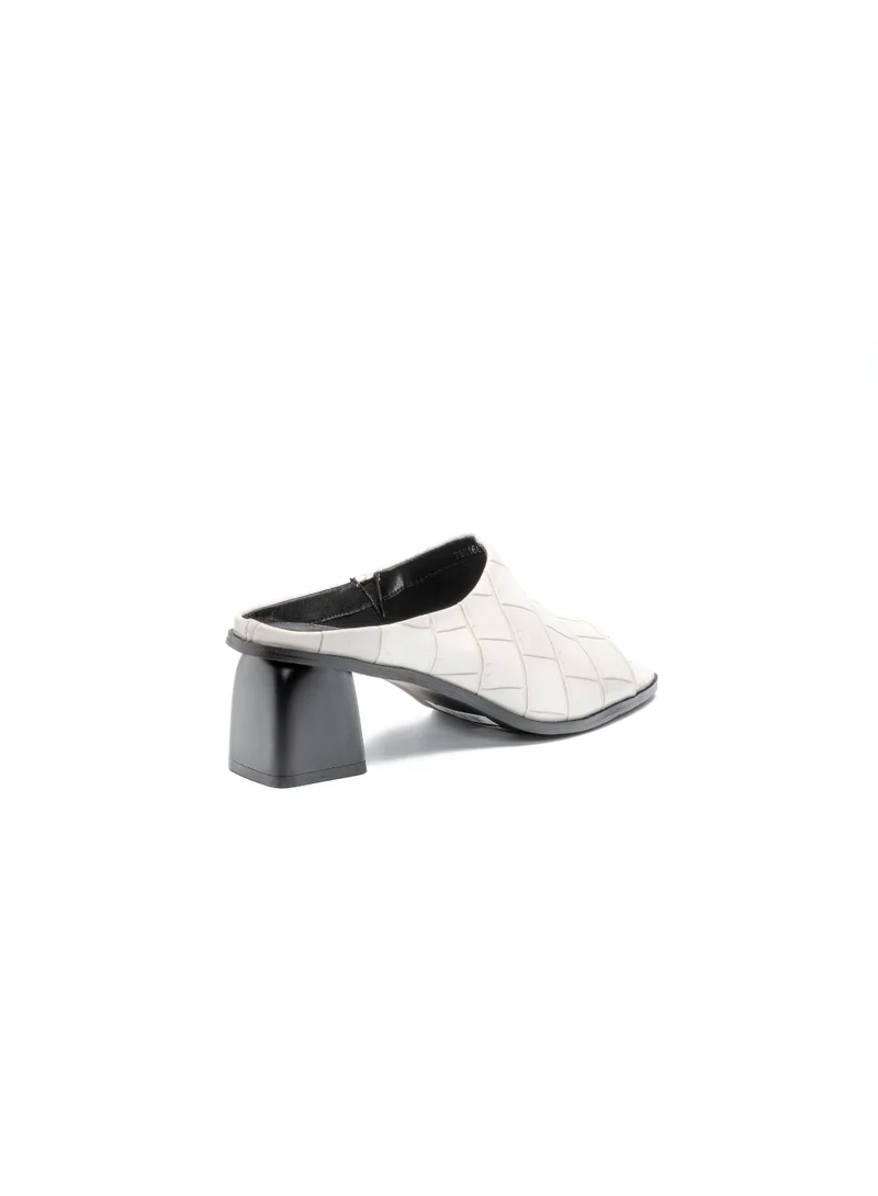 Bata  Block‑Heel Mule Slide Sandals for Women | Best Price UAE