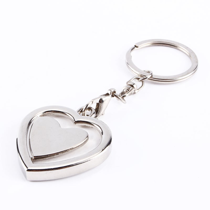 Mini Photo Frame Keychain 2-In-1 Dual-Use Alloy Material - Personalizable For Photos Logos Artwork Small Photo Keyring for Gift Givers Daily Carry - Image 1